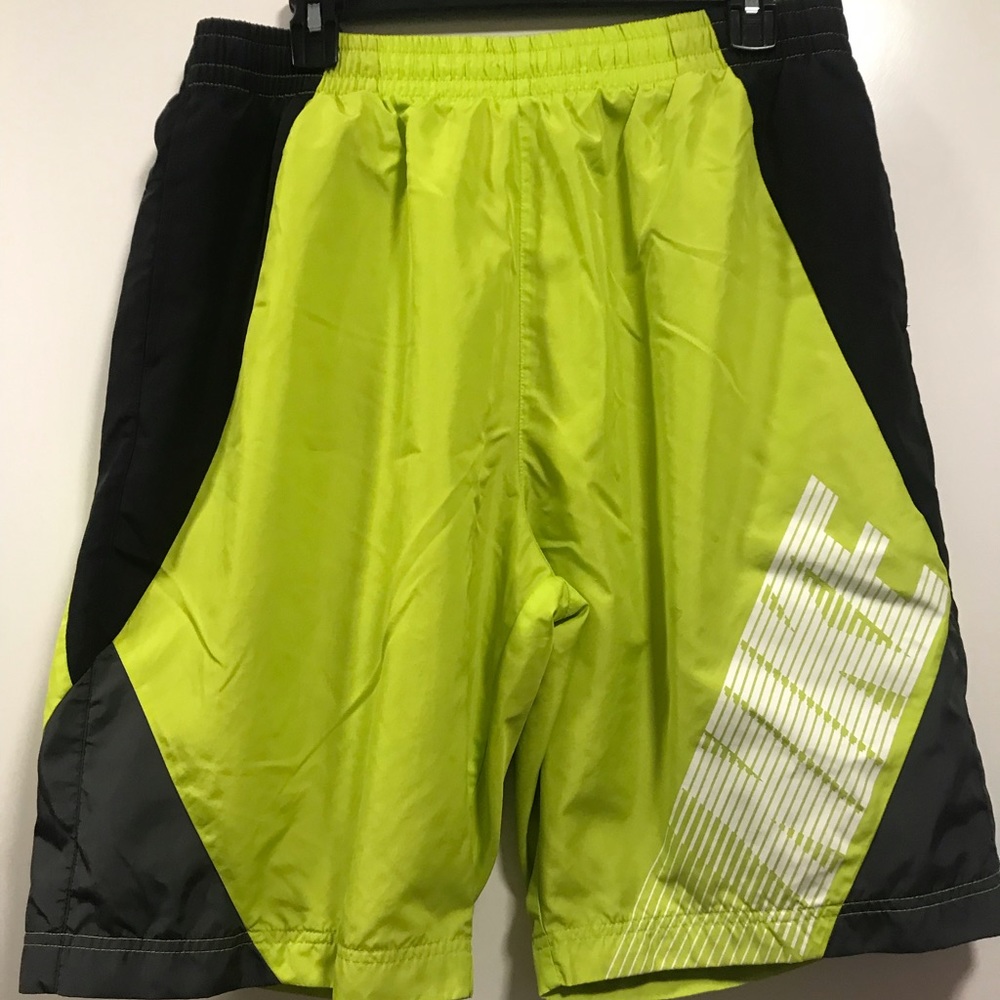 Nike lime green swim board shorts XL